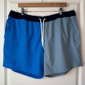 J.Crew 6" stretch swim trunk in colorblock - Size XL